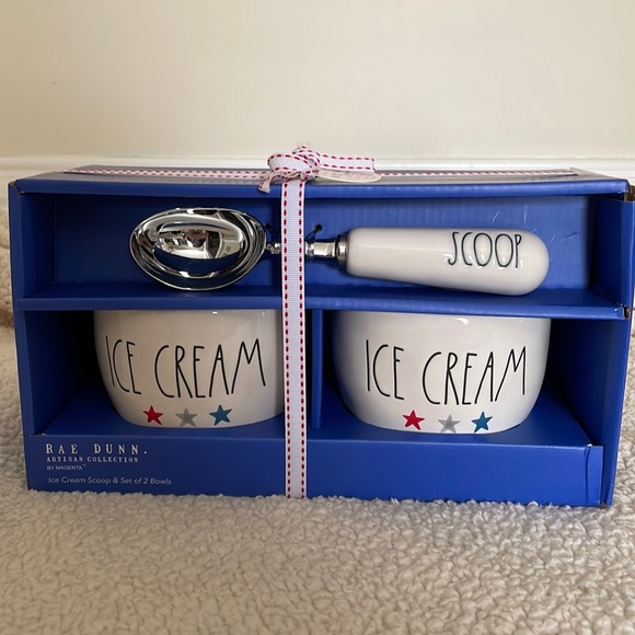 Rae Dunn Other - Rae Dunn Ice Cream Bowls and Scoop NWT